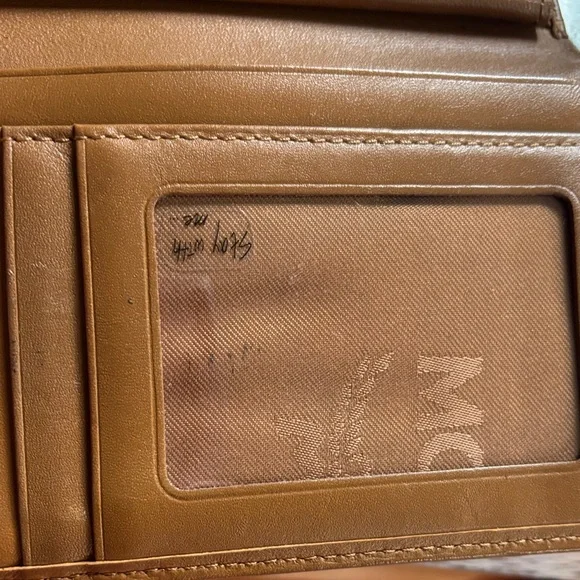 MCM Cognac and Dark Brown Leather Wallet - EUC - Picture 5 of 16